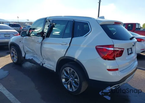 2015 BMW X3 xDrive28I from USA, damaged, VIN 5UXWX9C58F0D56451